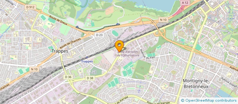localisation de l'entreprise YVE STATION à MONTIGNY-LE-BRETONNEUX