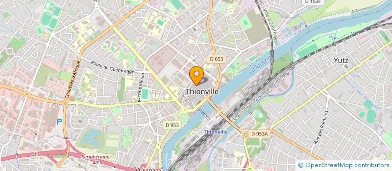 localisation de l'entreprise YVEISE  THIONVILLE
