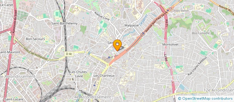 localisation de l'entreprise YVEL à MARSEILLE