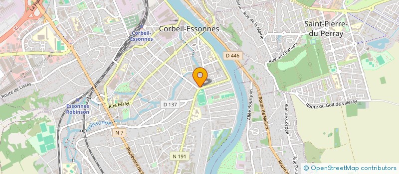 localisation de l'entreprise YVELINE à CORBEIL-ESSONNES