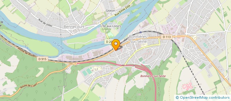 localisation de l'entreprise YVELINES AUTO à BONNIERES-SUR-SEINE