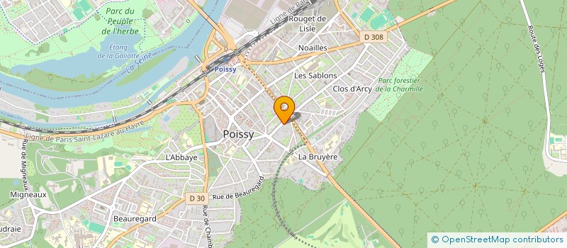 localisation de l'entreprise YVELINES BAT  POISSY