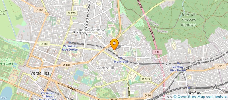localisation de l'entreprise YVELINES BUSINESS CLUB à VERSAILLES
