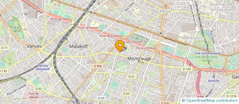 localisation de l'entreprise YVELINES DISTRIBUTION SERVICES à MONTROUGE