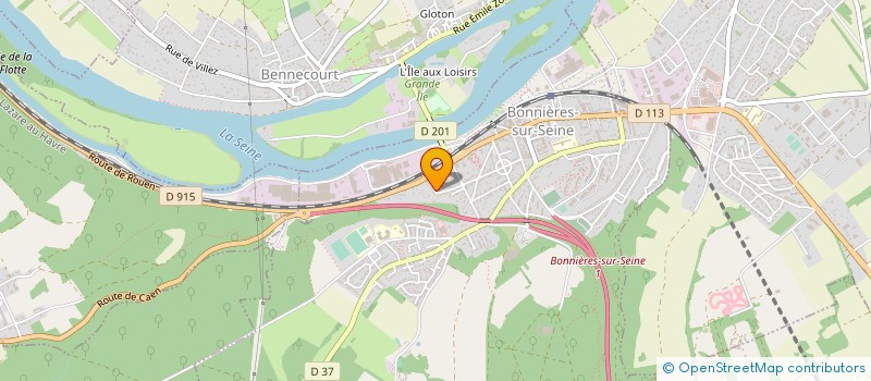 localisation de l'entreprise YVELINES-ETANCHEITE à BONNIERES-SUR-SEINE