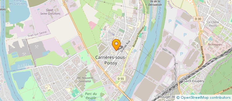 localisation de l'entreprise YVELINES MAINTENANCE à CARRIERES-SOUS-POISSY