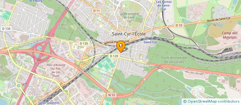 localisation de l'entreprise YVELINES REPASSAGE  SAINT-CYR-L'ECOLE