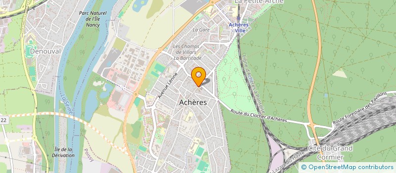 localisation de l'entreprise YVELINES TRAVAUX PUBLICS à ACHERES