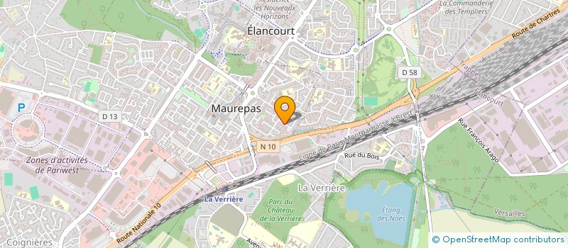 localisation de l'entreprise YVELINES, ZONE D'EVOLUTION ET D'EDUCATION YZEE  MAUREPAS