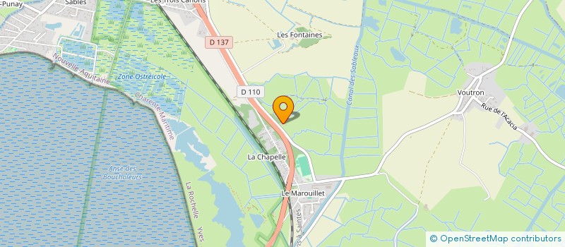 localisation de l'entreprise YVEOLE à YVES