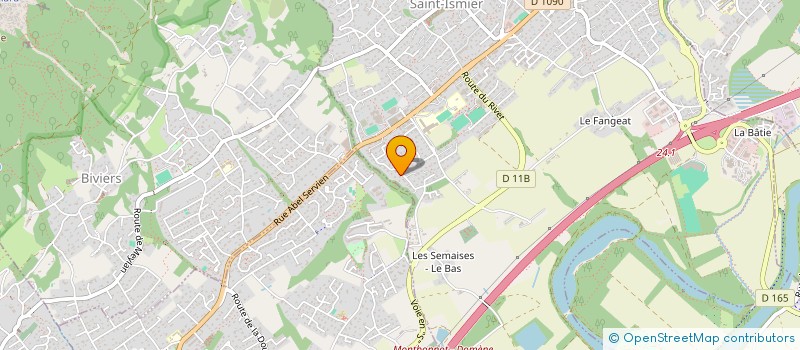 localisation de l'entreprise YVER à SAINT-ISMIER