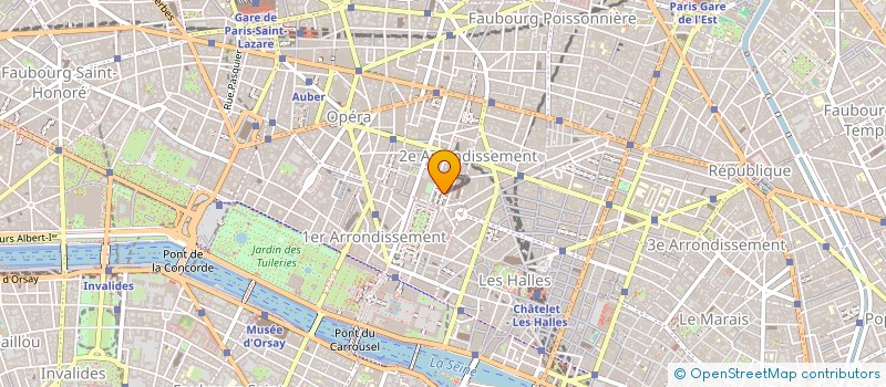 localisation de l'entreprise YVER & CO  PARIS 2