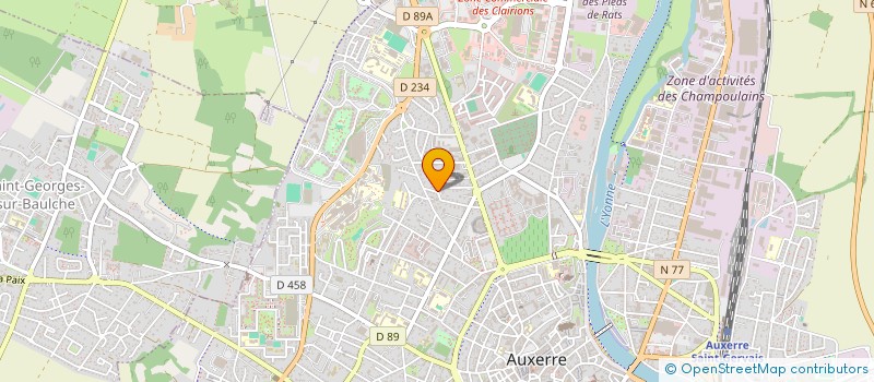 localisation de l'entreprise YVER SCI à AUXERRE