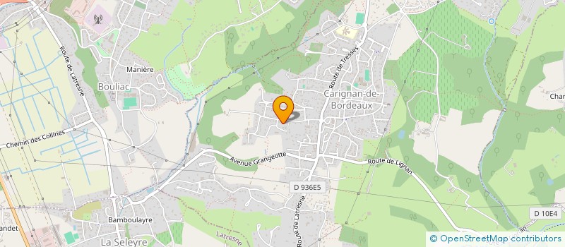 localisation de l'entreprise YVERIM  CARIGNAN-DE-BORDEAUX