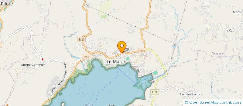 localisation de l'entreprise YVES ANTOUARD à LE MARIN