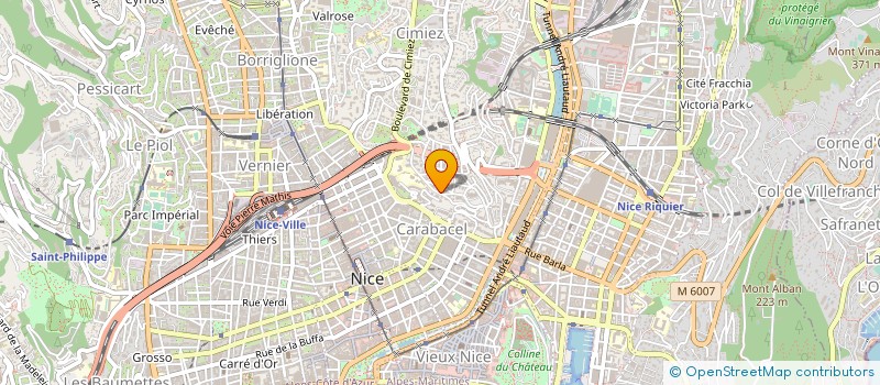 localisation de l'entreprise YVES ASTIER MAINTENANCE à NICE