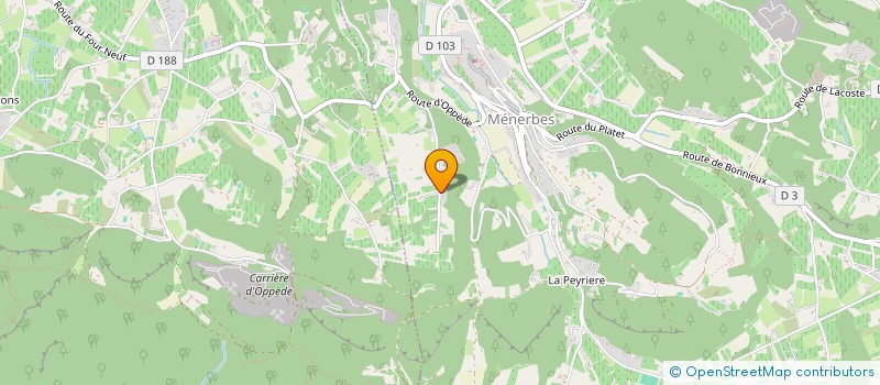 localisation de l'entreprise YVES.B  MENERBES