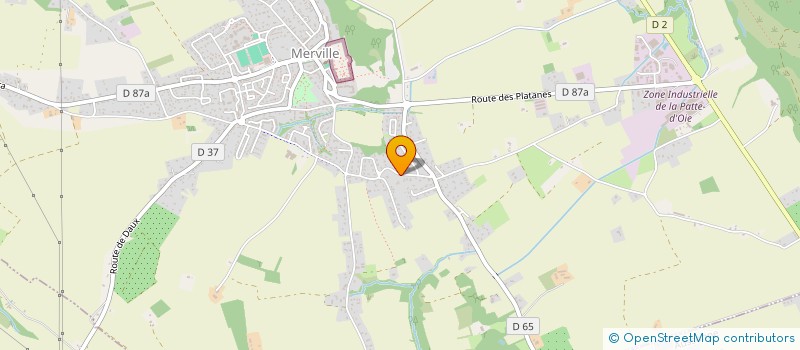 localisation de l'entreprise YVES BADUEL à MERVILLE