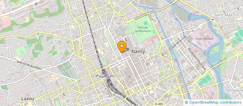 localisation de l'entreprise YVES BARON COMMUNICATION à NANCY
