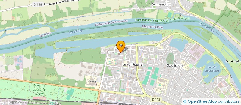 localisation de l'entreprise YVES BAT à MANTES-LA-JOLIE