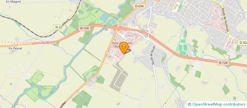 localisation de l'entreprise YVES BONREPOS  L'ISLE-JOURDAIN