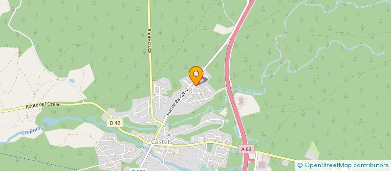 localisation de l'entreprise YVES CATALA SERRURERIE  CASTETS