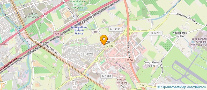 localisation de l'entreprise YVES DE LA TOUR à LATTES