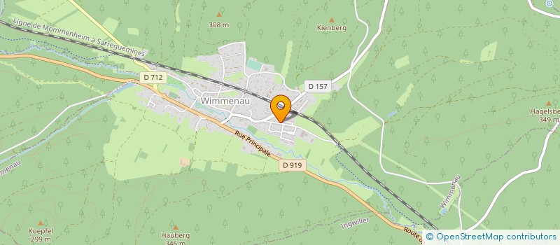 localisation de l'entreprise YVES DEININGER EMBALLAGES DE LUXE à WIMMENAU