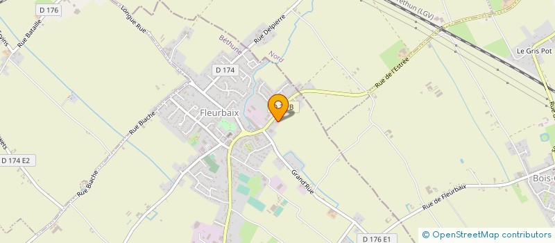 localisation de l'entreprise YVES DELORME HOTELLERIE  FLEURBAIX