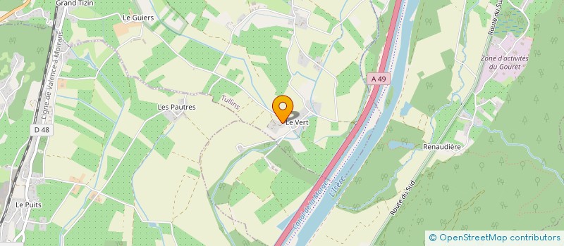 localisation de l'entreprise YVES DIELEMAN EXPERTISE DU BATIMENT à TULLINS