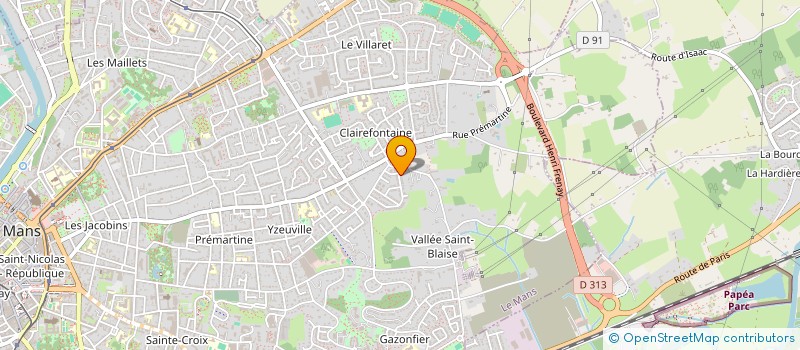 localisation de l'entreprise YVES DUBOC PATRIMOINE  LE MANS