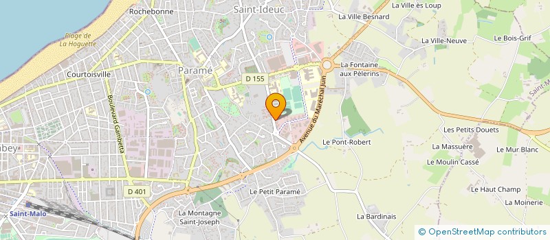 localisation de l'entreprise YVES DUVAL  SAINT-MALO