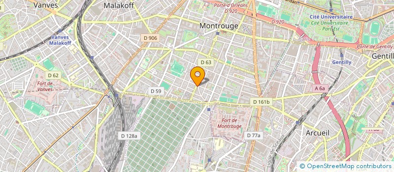 localisation de l'entreprise YVES & EMILE  MONTROUGE