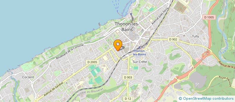 localisation de l'entreprise YVES JACOB CONSEIL à THONON-LES-BAINS