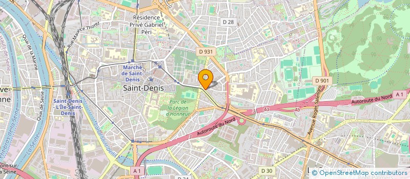 localisation de l'entreprise YVES K TRAITEUR à SAINT-DENIS
