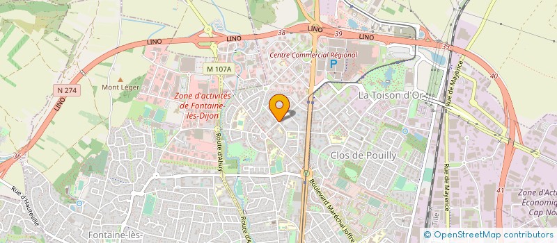 localisation de l'entreprise YVES NOIROT CONSULTANT  DIJON