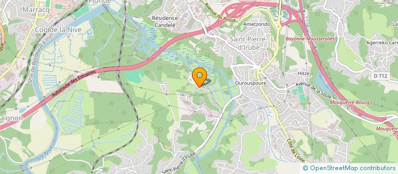 localisation de l'entreprise YVES POMADERE  VILLEFRANQUE