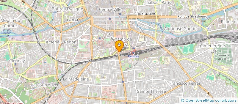 localisation de l'entreprise YVES ROCHER RETAIL FRANCE PAR ABREVIATION YRRF  RENNES