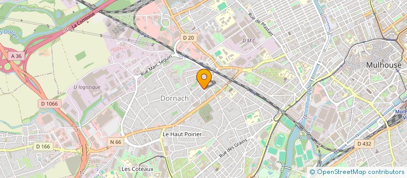 localisation de l'entreprise YVES SAINT FLORENT  MULHOUSE