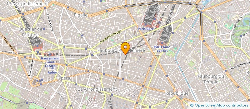 localisation de l'entreprise YVES SALOMON SAS à PARIS