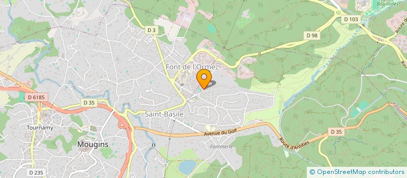 localisation de l'entreprise YVES VIRGINIE COSMETIC à MOUGINS