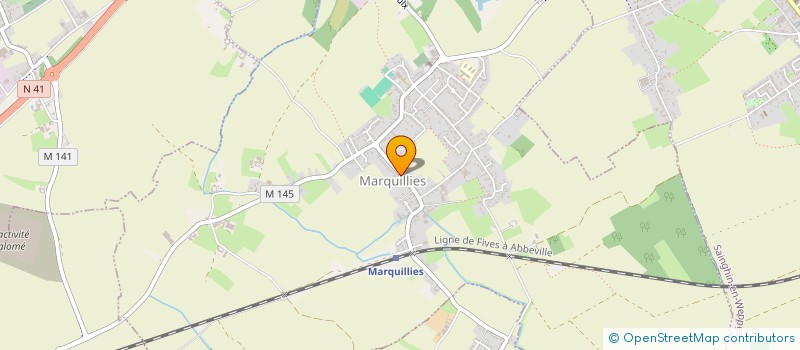 localisation de l'entreprise YVES WOZNIAK ARCHITECTE  MARQUILLIES