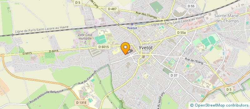 localisation de l'entreprise YVETOT AMBULANCES à YVETOT