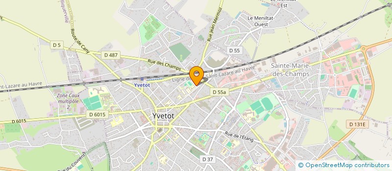localisation de l'entreprise YVETOT ASSOCIATION SOINS DE SUPPORT DU CANCER à YVETOT