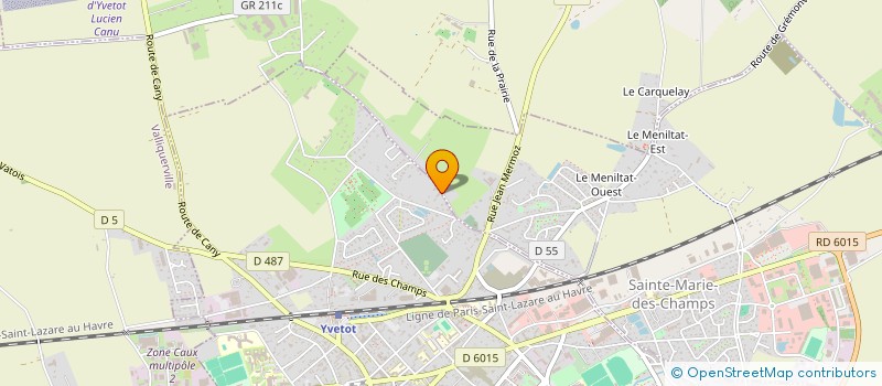 localisation de l'entreprise YVETOT MENUISERIE à YVETOT