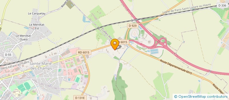 localisation de l'entreprise YVETOT TRANSPORTS à SAINTE-MARIE-DES-CHAMPS