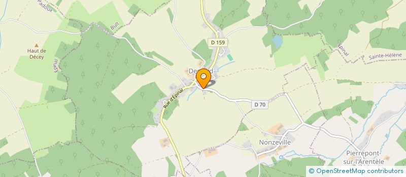 localisation de l'entreprise YVETTE  DESTORD