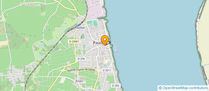 localisation de l'entreprise YVETTE à PAUILLAC