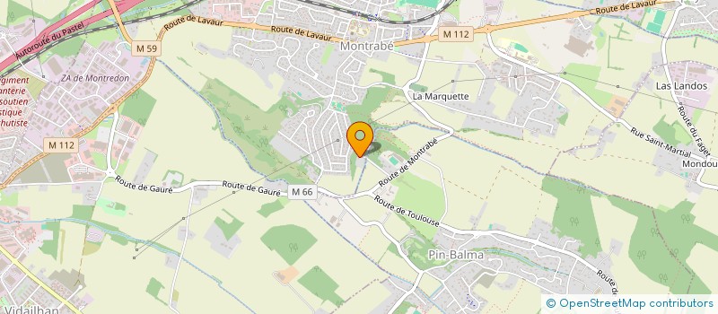 localisation de l'entreprise YVETTE LABORATOIRE  MONTRABE