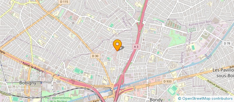 localisation de l'entreprise YVETTE TOUT PROPRE  BOBIGNY